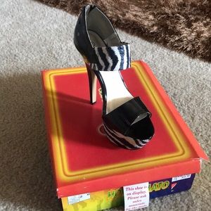 Zebra Print Heels
